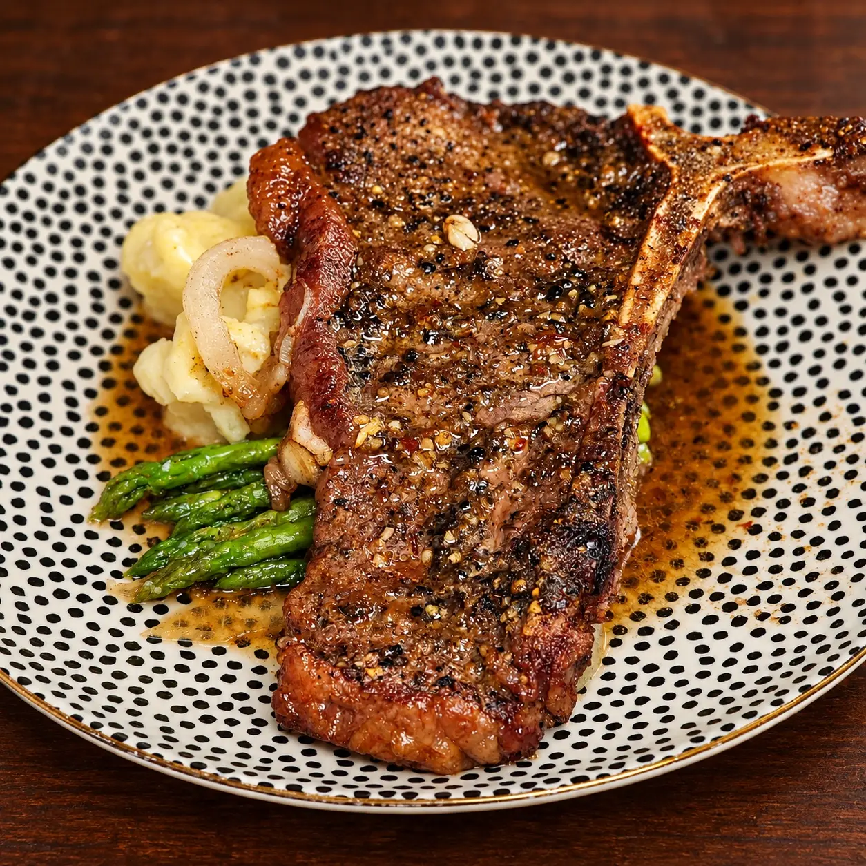 Seasoned entrée prepared by The Garden of E’tin